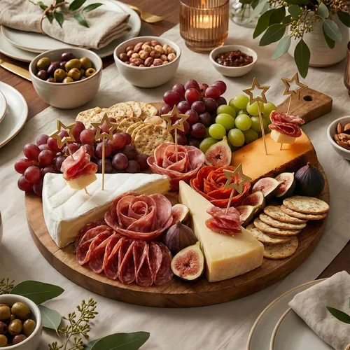 Vista 2 de Palillos de Cóctel Gold Star, Mondadientes Decorativos de 5.5 Pulgadas de Largo para Aperitivos, Frutas y Adorno de Bebidas, Suministros de Fiesta