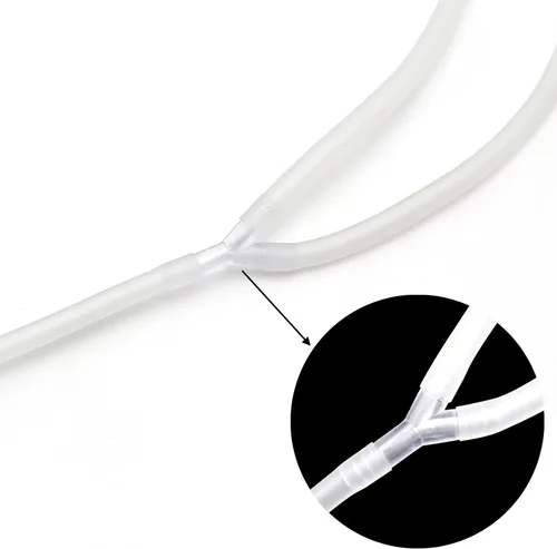 Vista 4 de weiwei Accesorios para máquinas de ventosas al vacío, 2 piezas de tubos de mangueras tipo Y de silicona premium para 7.1 fl oz, 6.1 fl oz, 5.4 fl