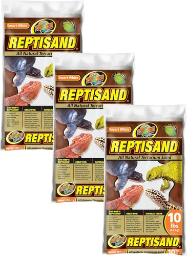 Vista 4 de Zoo Med ReptiSand®, 10 libras, blanco desierto