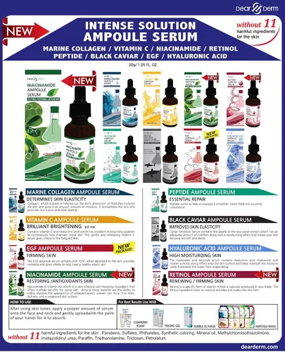 Vista 3 de Dearderm Caviar Intense Solution Ampolla Serum, 1.05 onzas líquidas