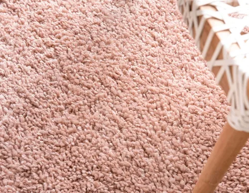 Vista 75 de Unique Loom Colección Davos Shag - Alfombra Lino