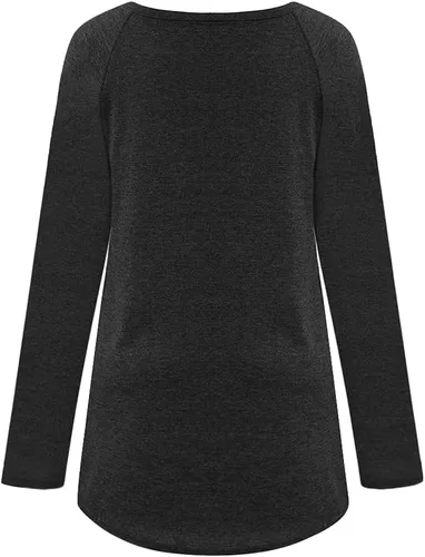 Vista 4 de Túnicas largas o tops para mujer para llevar con leggings, blusas de manga cortalarga