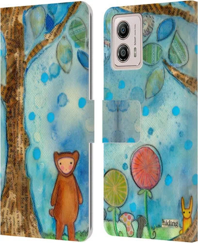 Vista 8 de Head Case Designs Officially Licensed Wyanne Half Light Nature 2 Leather Book Wallet Case Cover Compatible with Motorola Moto G53 5G