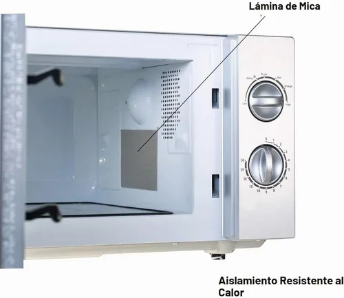Vista 2 de Juerly - Cubiertas de guía de ondas para microondas, paquete de 4 láminas de placas de mica para aislamiento térmico universal de microondas, parte