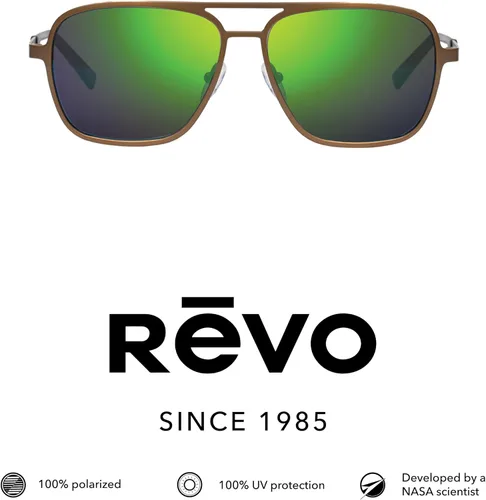 Vista 10 de Revo Gafas de sol Horizon: lente polarizada con marco de navegador de titanio