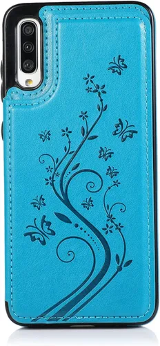 Vista 7 de Funda de teléfono para Samsung Galaxy A70 A70S con protector de pantalla de vidrio templado y tarjetero con soporte para tarjetero, soporte