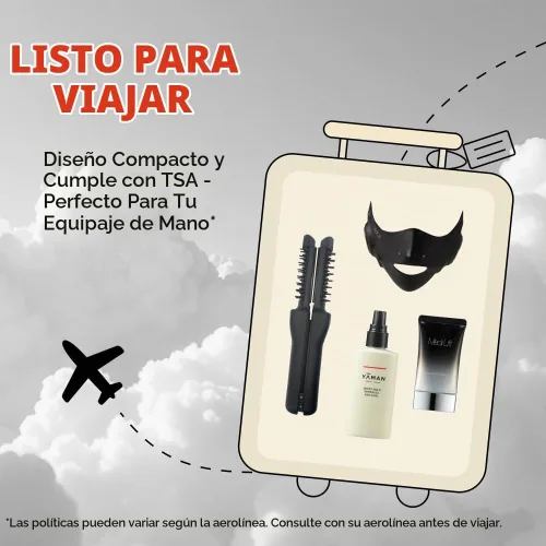 Vista 8 de YA-MAN SPA Styler® Volumen Inalámbrico + Suave - Estilo Inalámbrico, Reimaginado. Cepillo caliente híbrido + plancha plana