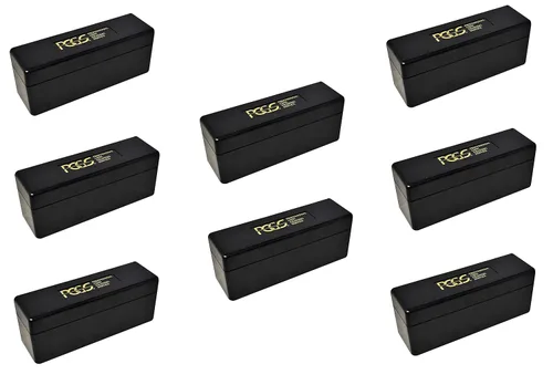 Vista 5 de PCGS Caja de almacenamiento de plástico para 20 portamonedas de losa negra