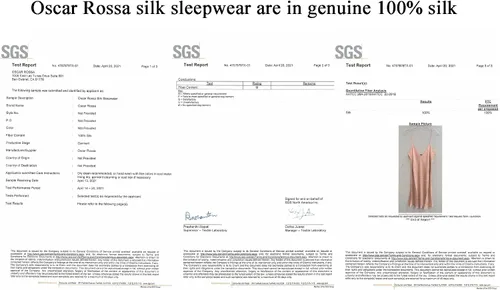 Vista 3 de OSCAR ROSSA Conjunto de pijama de seda de lujo para hombre, 100% seda de morera