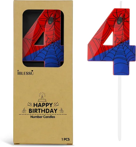 Vista 26 de Velas de cumpleaños de autos de carreras número 1, velas de cumpleaños a cuadros negros y blancos de 2.68 pulgadas, velas con números con temática