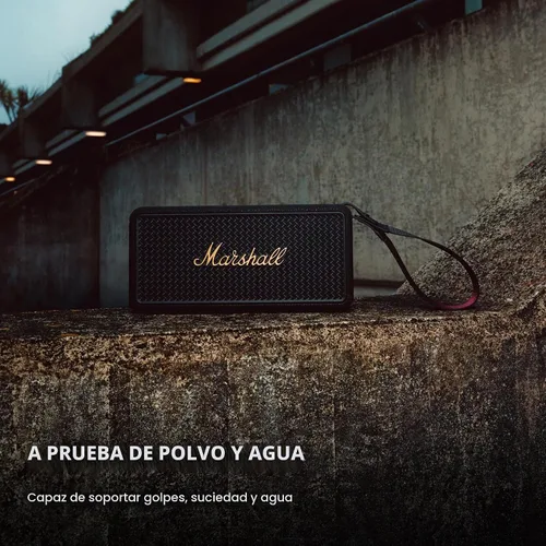 Vista 4 de Marshall Middleton II Altavoz portátil Bluetooth impermeable - Negro