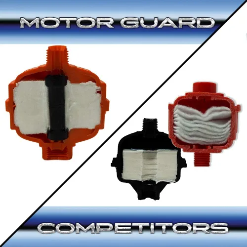 Vista 4 de Motor Guard D-12-2 Filtro de pistola pulverizadora desechable, paquete de 2