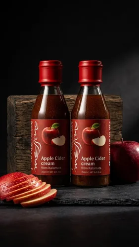 Vista 10 de Messino Esmalte balsámico de sidra de manzana, 8.5 fl oz - Reducción balsámica de manzana dulce para rociar, ensaladas y acabado