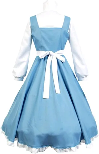 Vista 2 de Vestido de sirvienta para mujer, disfraz de cosplay de Halloween