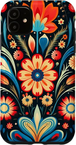 Vista 8 de Polish Folk Art Flower Pattern Poland Case for iPhone 17