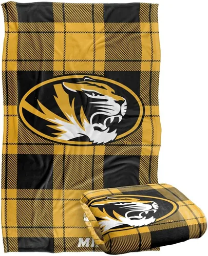 Vista 73 de LOGOVISION St John's University Campus Plaid Spirit Silky Touch Manta súper suave 36 x 58 pulgadas