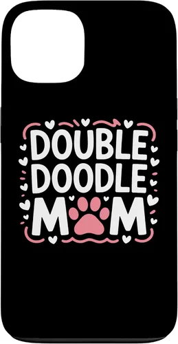 Vista 7 de Double Doodle Mom Doodle Dog Parent Family Canine Enthusiast Case for iPhone 16