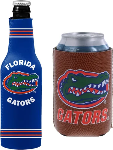 Vista 109 de College Team Color Logo Can & Bottle Holder Insulator Beverage Cooler Set