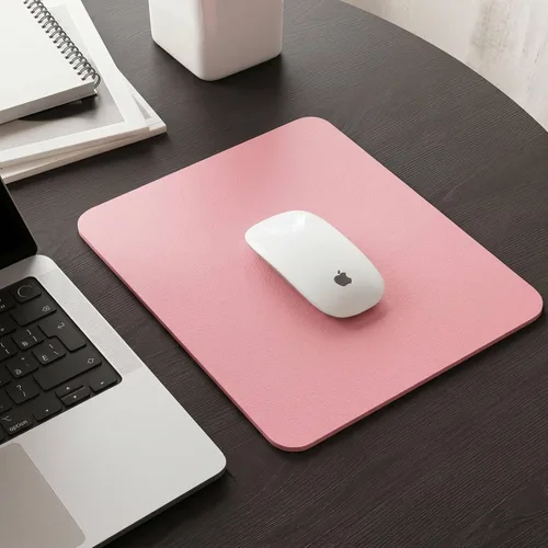Vista 23 de WAYBER Protector de cuero para escritorio, alfombrilla de mouse impermeable, alfombrilla de escritorio de poliuretano, cubierta de escritorio