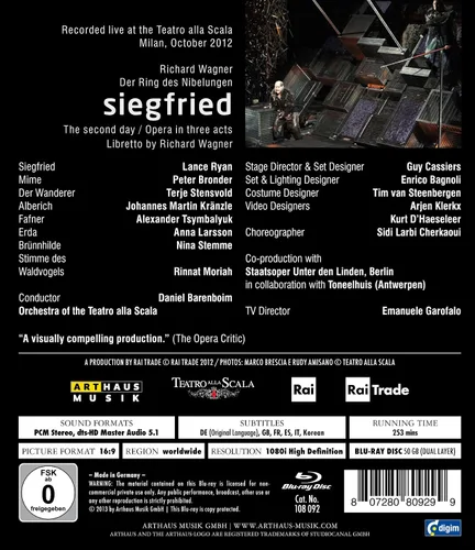 Vista 3 de Orchestra of the Teatro Alla Scala - Siegfried Blu-ray