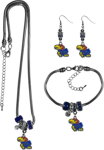 Vista 8 de Siskiyou Sports NCAA Euro Bead Jewelry - Juego de 3 piezas para mujer