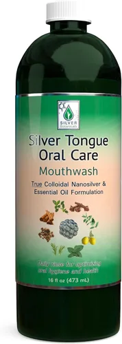 Vista 7 de Silver Tongue Oral Care - Enjuague bucal de plata coloidal natural (4 onzas)