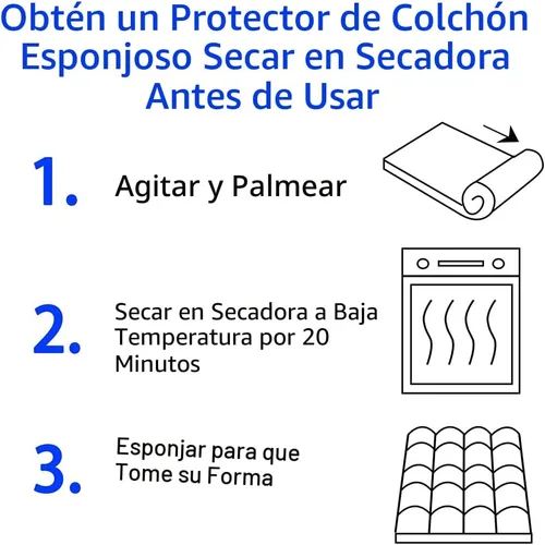 Vista 7 de Funda acolchada para colchón de tamaño individual con bolsillo profundo ajustable de 8 a 21 pulgadas, ultrasuave y cómoda, transpirable