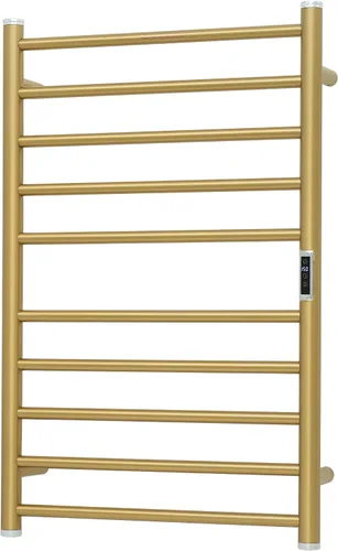 Vista 23 de Toalleros térmicos para baño, calentadores eléctricos de toallas para montar en la pared con temporizador y control de temperatura, calentador