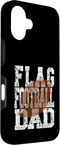 Vista 3 de Flag Football Dad - Player Parent Case for iPhone 16