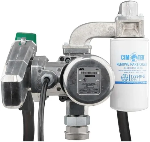 Vista 4 de GPI - Bomba de transferencia de combustible G20, boquilla de cierre automático con kit de filtro, 20 GPM, 12 voltios (162020-03)