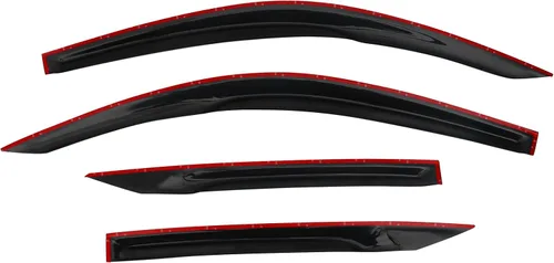 Vista 4 de FREEMOTOR802 Viseras de ventana adhesivas compatibles con Honda Civic 10ª generación 2016-2020 FC FC3 FC4 Coupe, deflectores de viento laterales