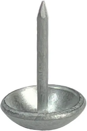 Vista 4 de Tachuelas de tapicería de alta calidad, ribete decorativo de cabeza de clavo para muebles, 5/8 pulgadas de diámetro, 100 clavos (peltre antiguo)