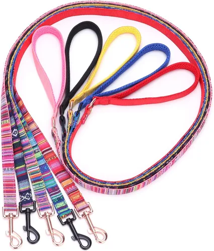Vista 4 de Collares personalizados para perros grandes y medianos, material de nailon fuerte y grueso para razas masculinas y femeninas, con placa