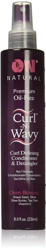 Vista 5 de On Natural Curl-N-Wavy - Definidor de rizos 3 en 1 (8 onzas, agua de arroz Batana)