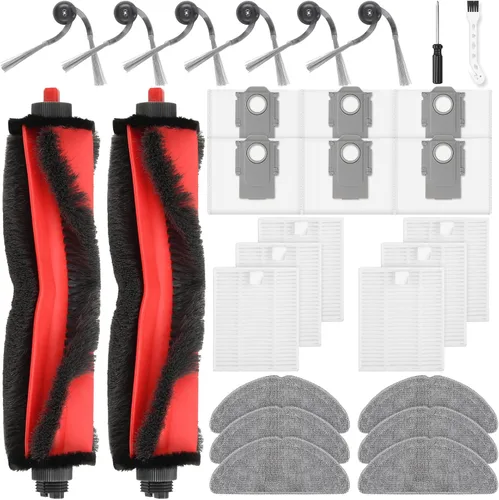 Vista 8 de Cepillo TriCut para aspiradora Roborock S7/Q Revo/T7S/Q7, QV35A, QV35S, Q5