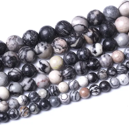 Vista 55 de 6 mm Cuentas redondas sueltas de piedra de sangre africana Cuentas naturales de gemas Cuentas de piedra de energía de cristal para hacer joyas