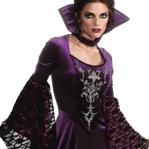 Vista 2 de Rubie's Disfraz de vampiro violeta - Pequeño - Talla de vestido 6-8