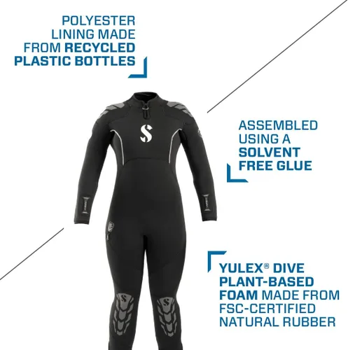 Vista 4 de SCUBAPRO Everflex Yulex - Vaporizador de buceo, mujer, 7.5/0.197 in