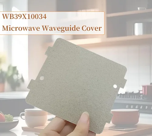 Vista 3 de Cubierta Wave Guid WB39X10034 para microondas GE reemplaza AP4980541 1810876