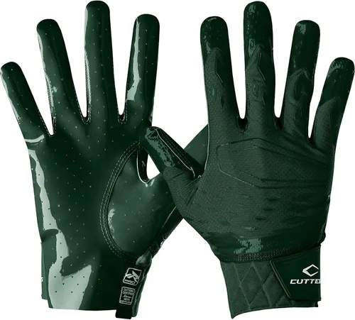 Vista 28 de Cutters Rev Pro - Guantes de fútbol para hombre, con agarre ultra adhesivo, para adultos, 1 par
