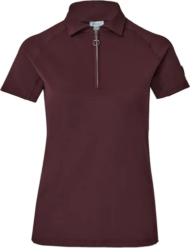 Vista 6 de HORZE Tiana Equestrian - Polo de entrenamiento de manga corta con malla para mujer