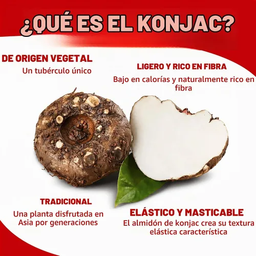 Vista 5 de WEILOONG Moishine Hot & Spicy Konjac Snack, 40 calorías, a base de plantas