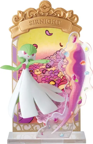 Vista 7 de Pokemon Stained Glass Collection Full Complete 6 piezas Candy Toy & Gum (monstruo de bolsillo)