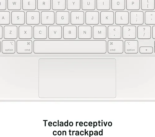 Vista 5 de Apple Magic Keyboard: funda con teclado para iPad Pro de 11 pulgadas (1ª, 2ª, 3ª, 4ª generación) y iPad Air (4ª, 5ª gen.), gran experiencia de Blanco