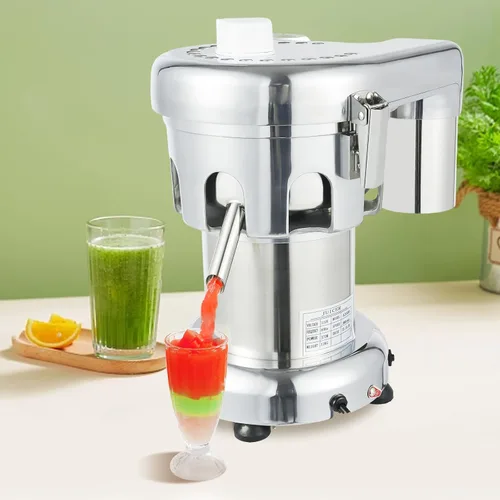 Vista 5 de Xuthusman Extractor automático de jugo, exprimidor de prensa fría autoalimentada con separación automática de pulpa para frutas enteras, alto