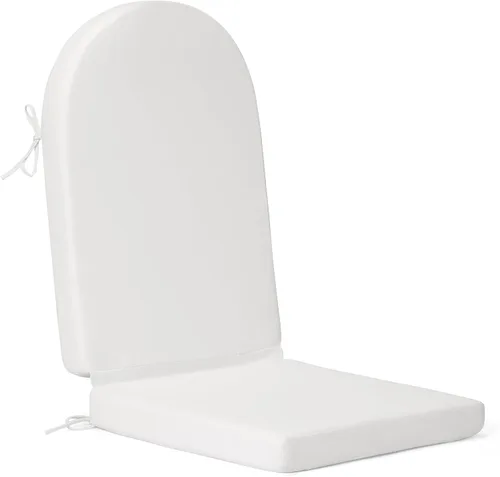 Vista 14 de WestinTrends Adirondack - Cojín para silla mecedora, resistente a la intemperie, con respaldo alto, color beige