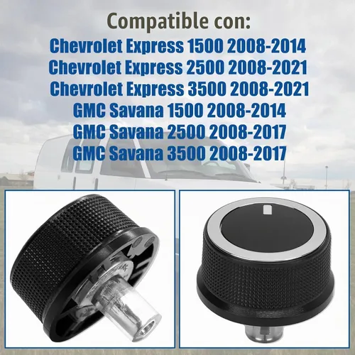 Vista 3 de 84141127 3pcs Express Heater AC Control Perilla Ajuste para Chevrolet 2008-2017