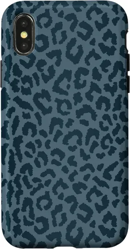 Vista 5 de Leopard Pacific Blue Phone-12 Pro & Pro Max Cheetah Skin Case for iPhone 17