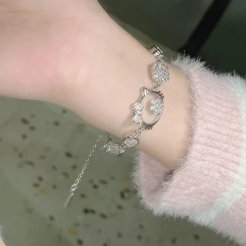 Vista 5 de RICHTRUE Pulseras Y2k Y2k, accesorios de grunge, pulsera estética Y2k para mujer, accesorios punk