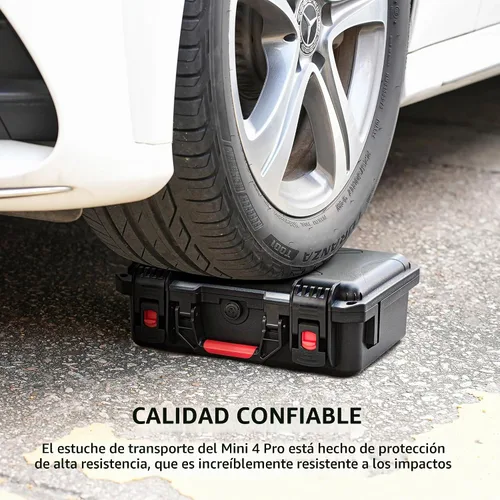 Vista 5 de STARTRC Mini 4 Pro Funda de Transporte Dura Impermeable para DJI Mini 3 Pro/3 Accesorios, Estuche de Viaje para Fly More Combo